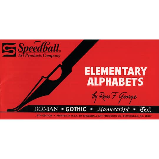 Speedball&#xAE; Elementary Alphabets Book